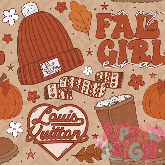 Boujee Fall Girl | Light Background