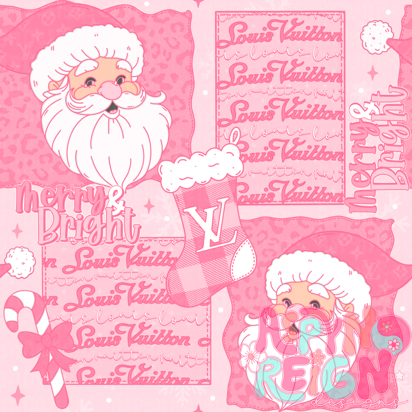 Boujee Santa Patchwork