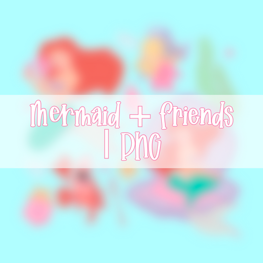 Mermaid & Friends | PNG