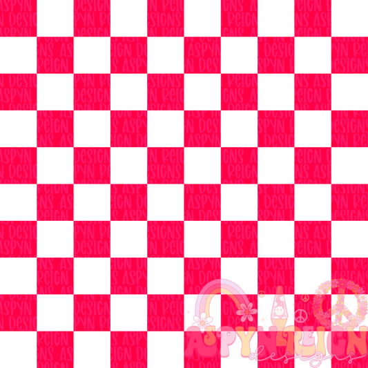 Red & Yellow Skater Inspired Candies Checkered Coords