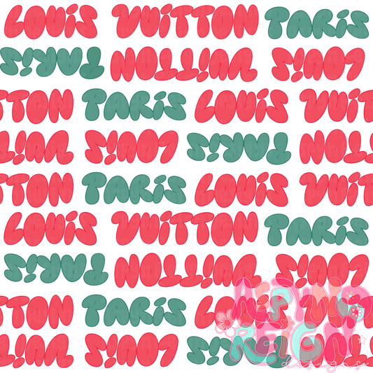 Christmas Boujee Graffiti