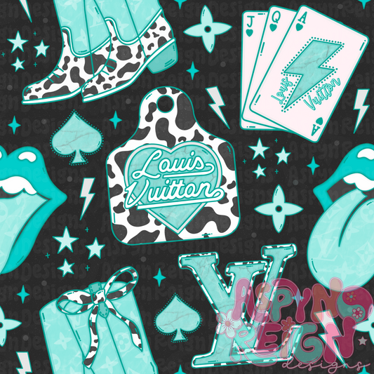 Boujee Cowgirl | Black Background