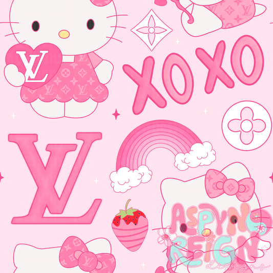 Boujee HK Valentine | Pink Background