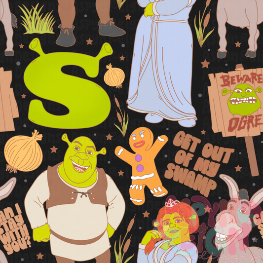 Get Out of My Swamp | Black Background