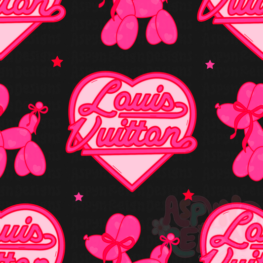 Boujee Vday | Black Background