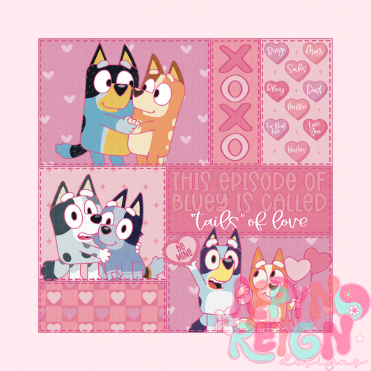 Tails of Love Patchwork | PNG