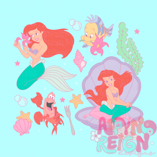 Mermaid & Friends | PNG