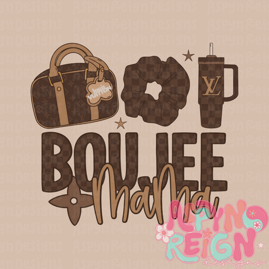 Boujee Mama | Neutral Colorway | PNG