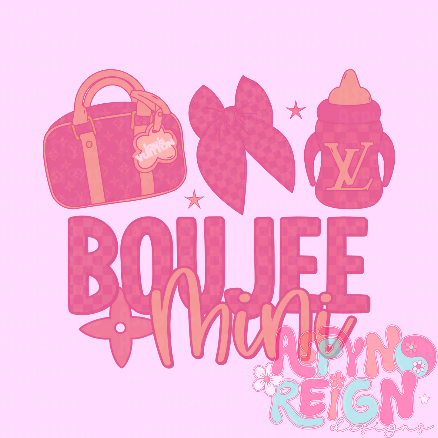 Boujee Mini (baby) | Pink Colorway | PNG