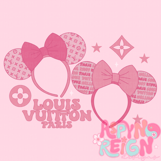 Boujee Pink Ears | PNG