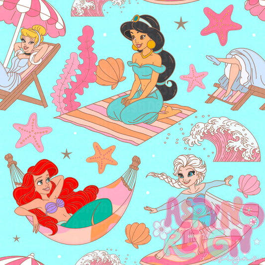 Princess Summer | Blue BG