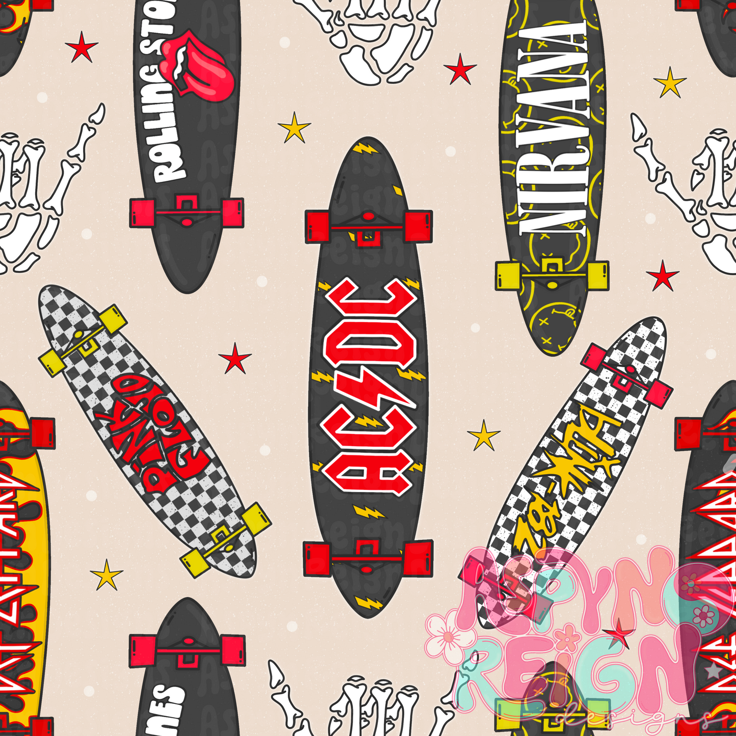 Band Boards | Tan Background