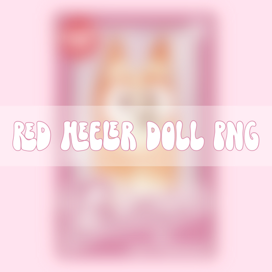 Red Heeler Doll | PNG